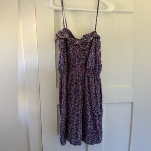 American Eagle Outfitters Purple Floral Mini Dress